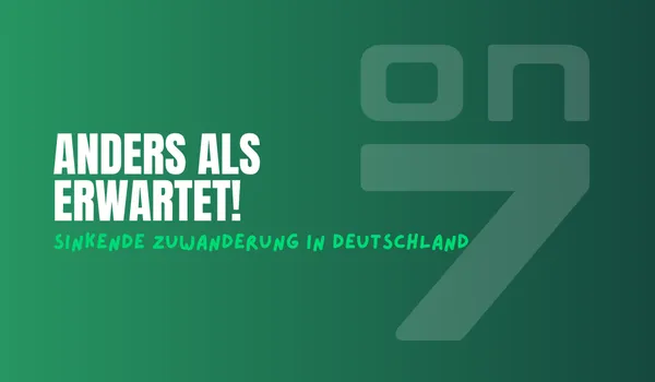 Banner zum Blogartikel Anders als erwartet: Sinkende Zuwanderung in Deutschland