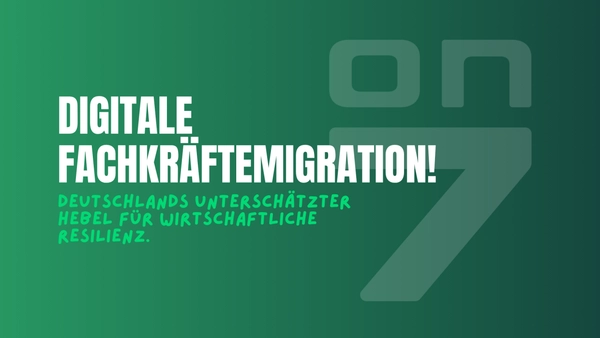 Banner Digitale Fachkräftemigration: Deutschlands unterschätzter Hebel für wirtschaftliche Resilienz