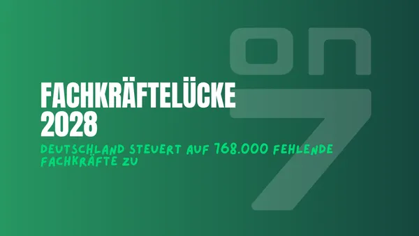 Banner zum Blogartikel Fachkräftelücke 2028: Warum Deutschland jetzt handeln muss