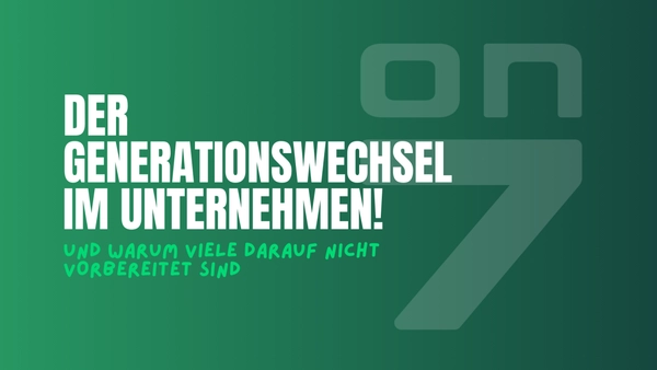 Banner Generationenwechsel im Unternehmen