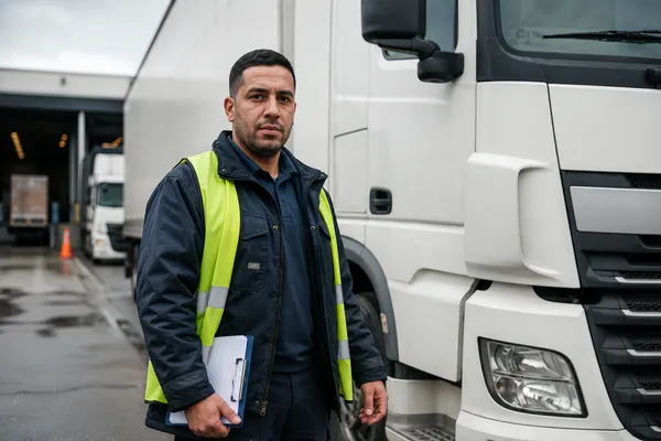 Internationale LKW Fahrer