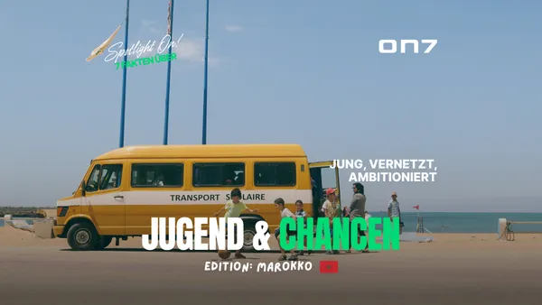 Banner Spotlight ON! 7 Fakten über Jugend & Chancen in Marokko