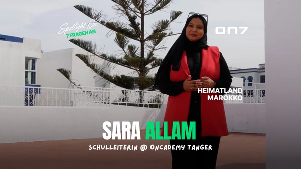 Banner Spotlight ON: 7 Fragen an Sara