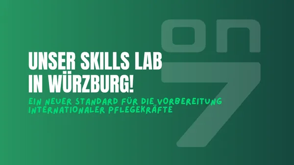Banner Unser Skills Lab in Würzburg: Ein neuer Standard für die Vorbereitung internationaler Pflegekräfte