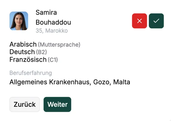 Vakanz-Manager Ausschnitt