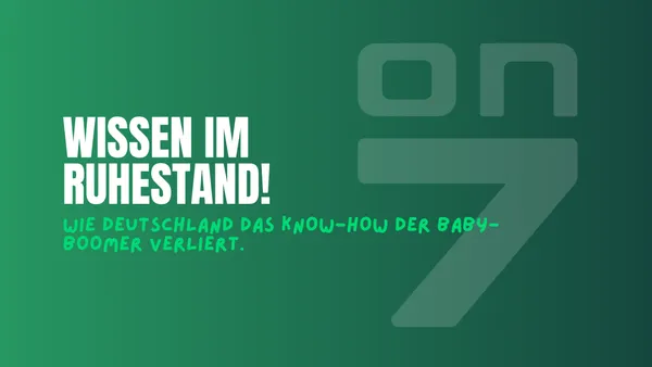 Banner zum Blogartikel Wissen im Ruhestand: Wie Deutschland das Know-how der Baby-Boomer verliert